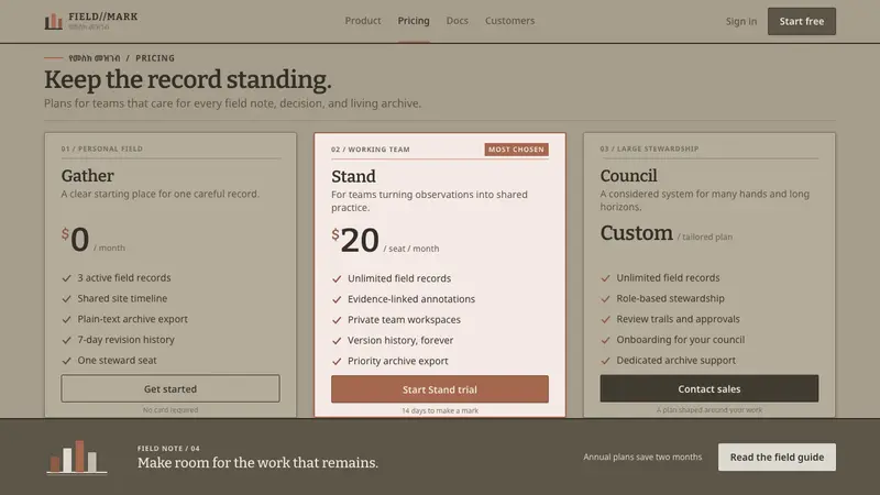 Konso Waga — Web · pricing