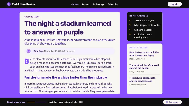 BTS Army Purple 2020 — Web · article