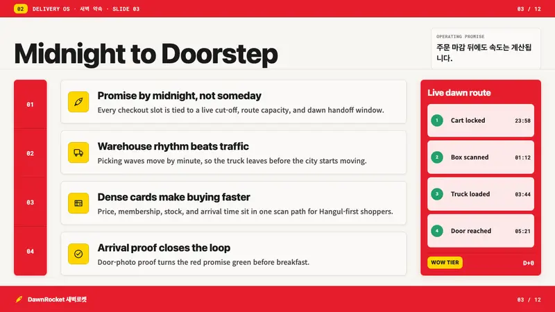 Coupang Rocket Delivery — Slides · content