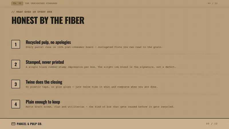 Kraft Paper Packaging — Slides · content