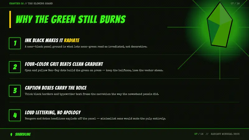 Kryptonite Green — Slides · content