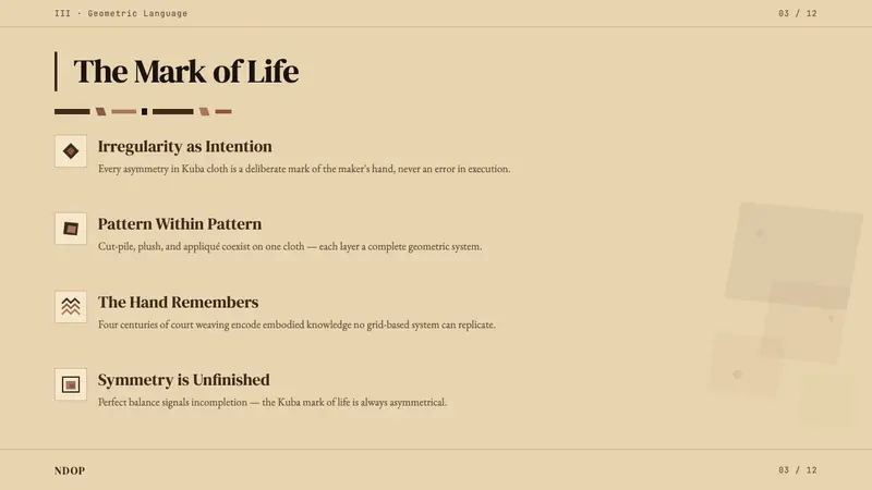 Kuba Raffia Cloth (Congo) — Slides · content