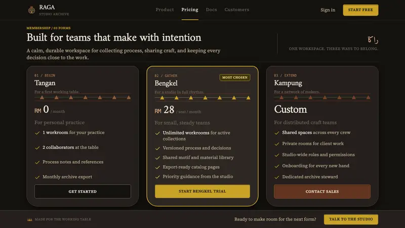 Labu Sayong Black Clay — Web · pricing