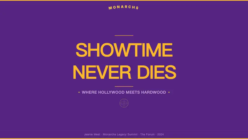 Los Angeles Lakers — Slides · cover