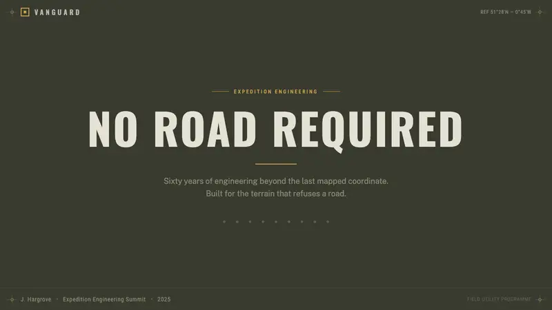 Land Rover Defender — Slides · cover