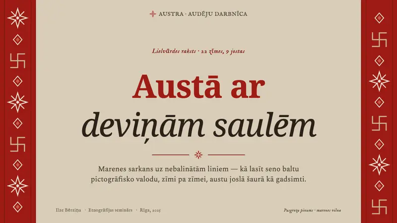 Latvian Lielvārde Belt — Slides · cover