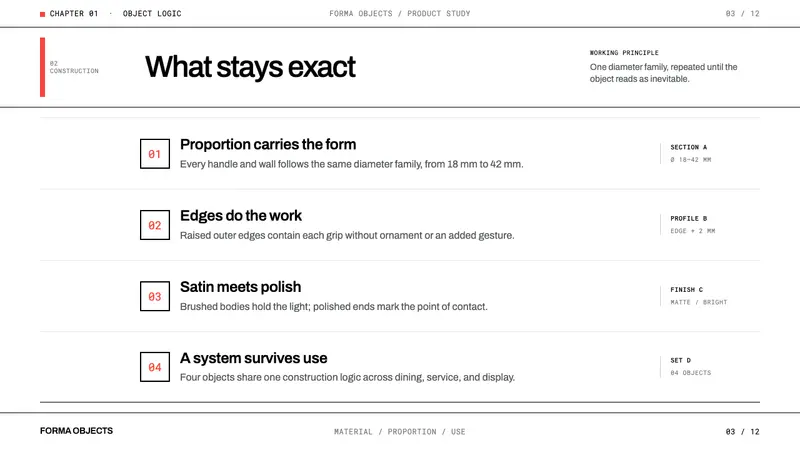Lella Vignelli Product — Slides · content
