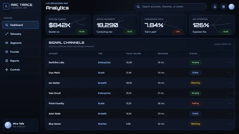 Lichtenberg Figure — Web · dashboard