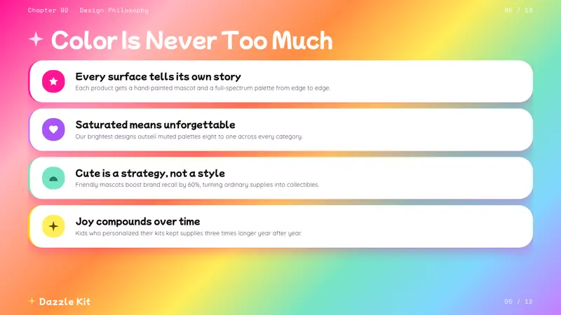 Lisa Frank Rainbow (90s) — Slides · content