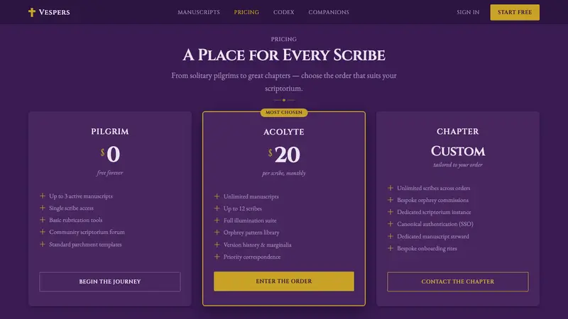 Liturgical Advent Violet — Web · pricing