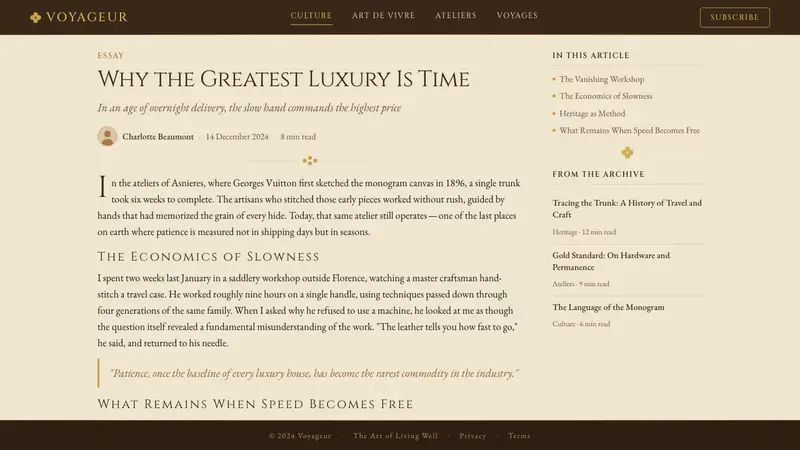 Louis Vuitton Monogram — Web · article