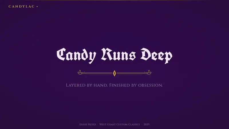 Lowrider Candy Paint — Slides · cover