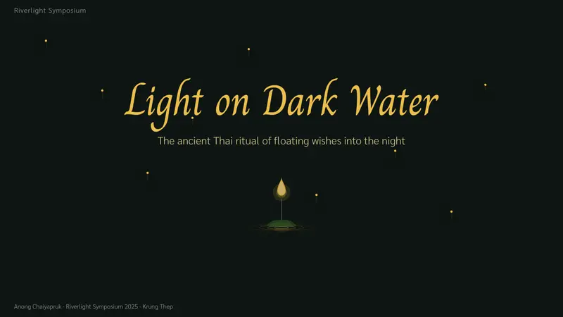 Loy Krathong (River Lights) — Slides · cover