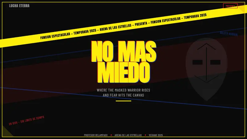 Lucha Libre Poster — Slides · cover