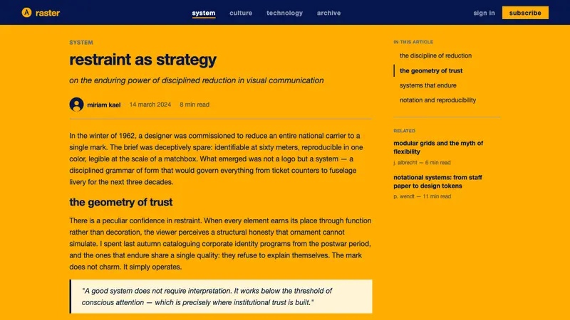 Lufthansa (Aicher) — Web · article