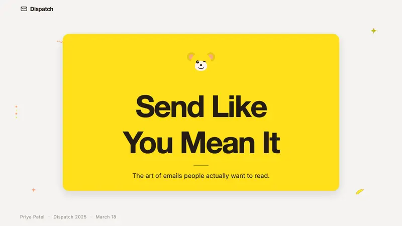 Mailchimp Freddie-Yellow — Slides · cover