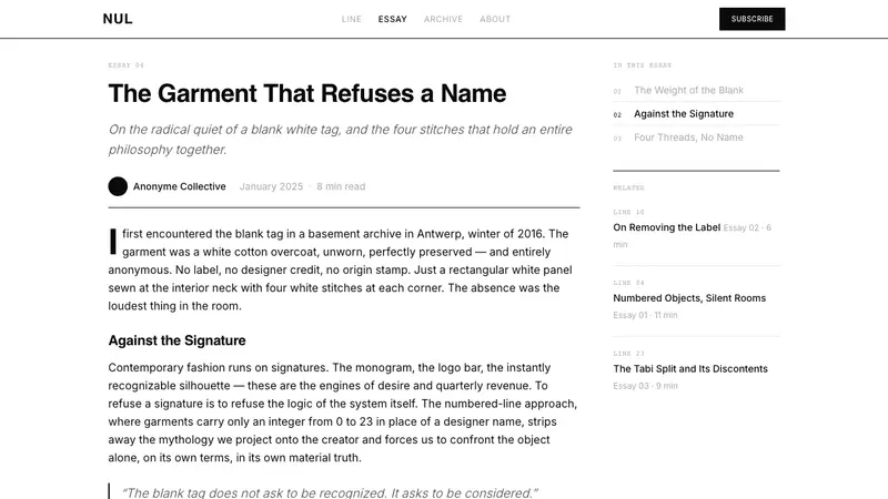 Maison Margiela Tabi-White — Web · article
