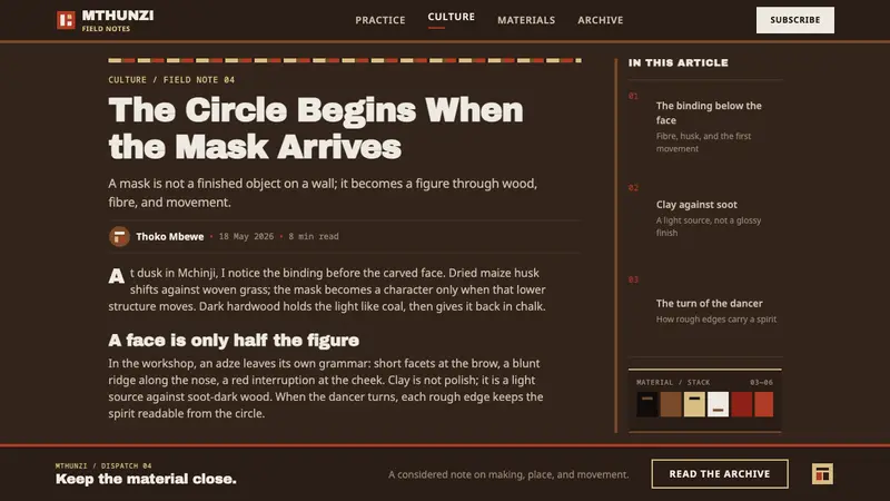 Gule Wamkulu Mask — Web · article