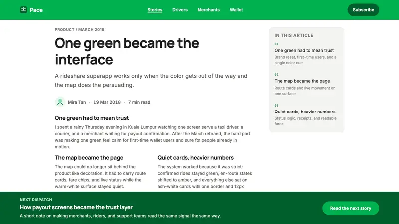 Grab SEA Superapp 2018 — Web · article