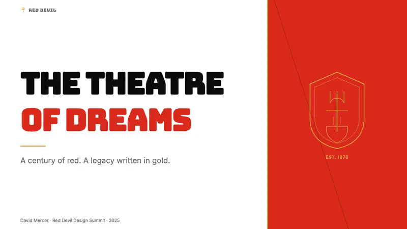 Manchester United (Red Devils) — Slides · cover
