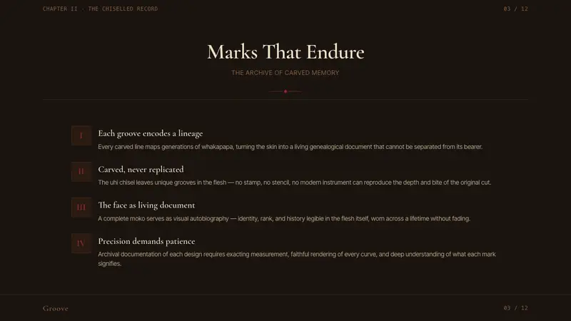 Māori Tā Moko Facial (1769) — Slides · content