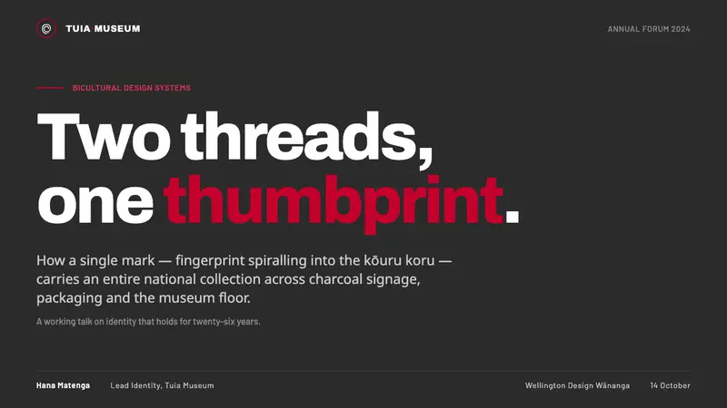 Te Papa Aotearoa Modern — Slides · cover