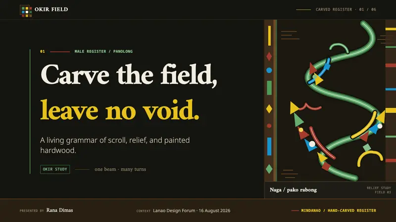 Maranao Okir — Slides · cover