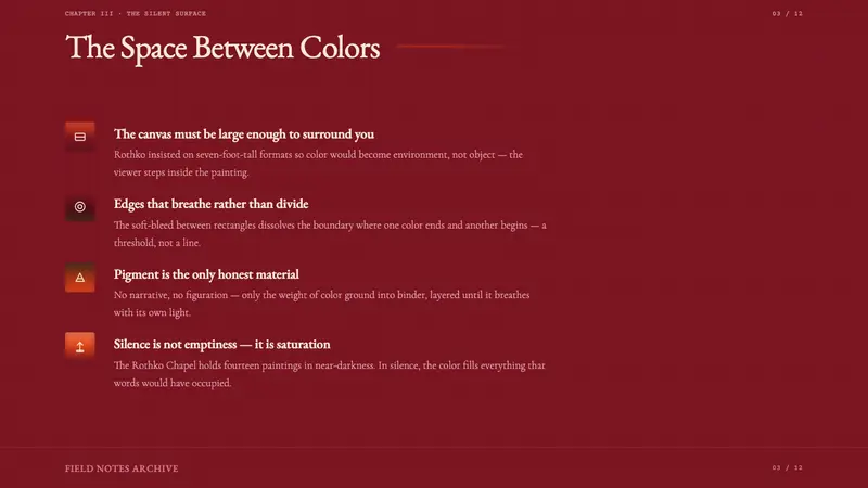 Mark Rothko Color Field (1950) — Slides · content