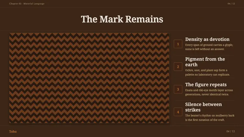 Marquesan Enata Tapa Motif — Slides · content
