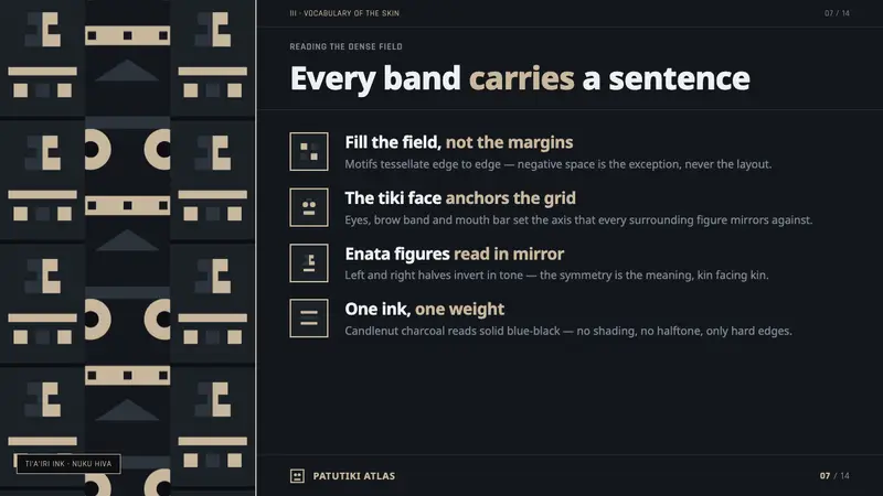 Marquesan Tatu Pattern — Slides · content