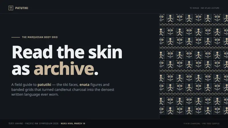 Marquesan Tatu Pattern — Slides · cover