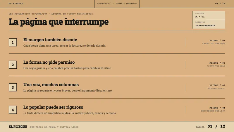 Martín Fierro Magazine — Slides · content