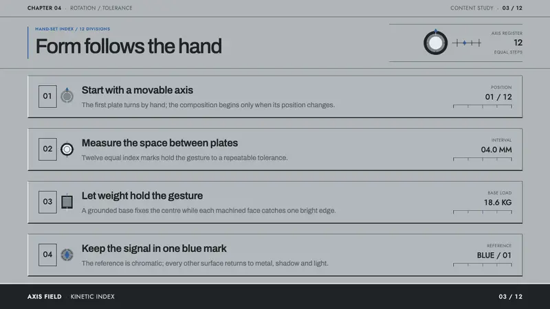 Mary Vieira Kinetic — Slides · content