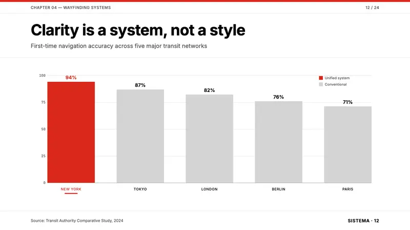 Massimo Vignelli NYC — Slides · data