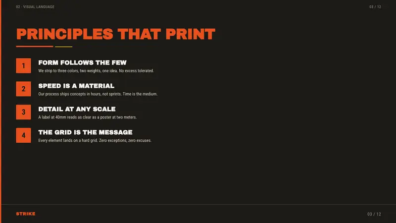 Matchbox Label — Slides · content