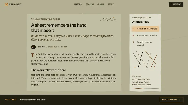 Mbuti Barkcloth — Web · article