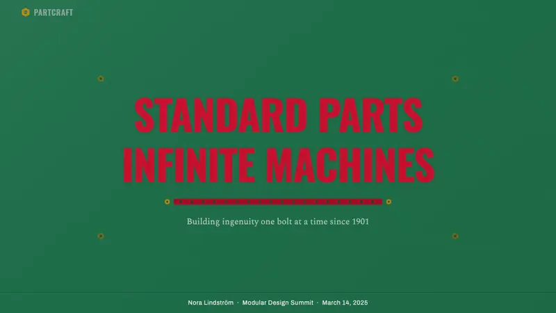 Meccano Erector Set — Slides · cover