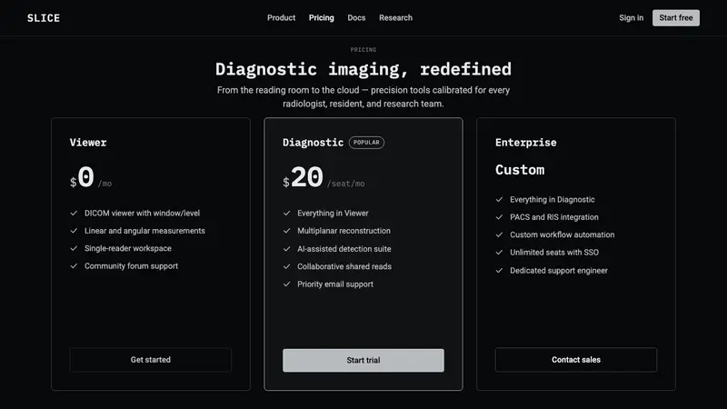MRI Scan — Web · pricing