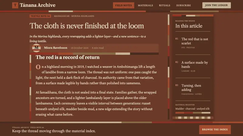 Merina Lambamena — Web · article