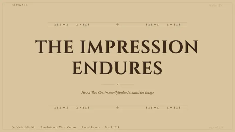 Sumerian Cylinder Seal — Slides · cover