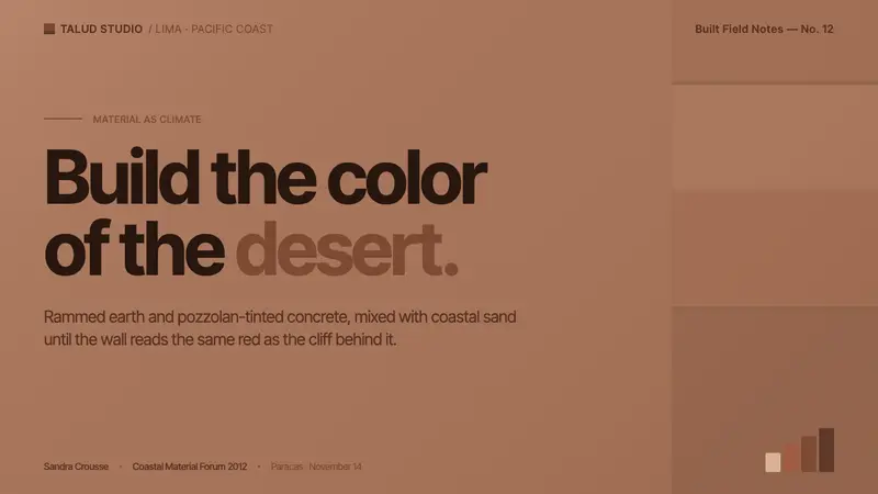Peruvian Contemporary Adobe-Modern — Slides · cover