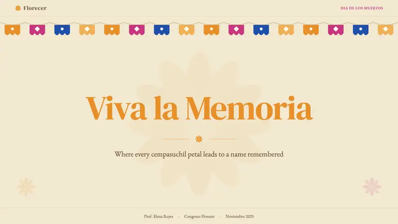 Día de los Muertos — Slides · cover
