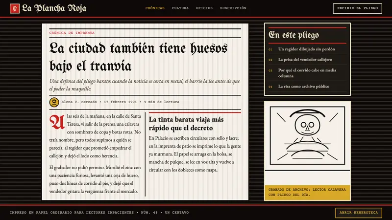 Mexican Tarjeta Postal (Posada Engraving 1900) — Web · article