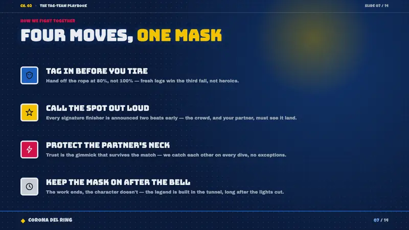 Mexican Lucha Mask Graphic — Slides · content
