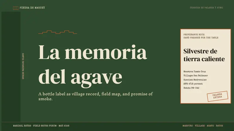 Mexican Mezcal Craft — Slides · cover