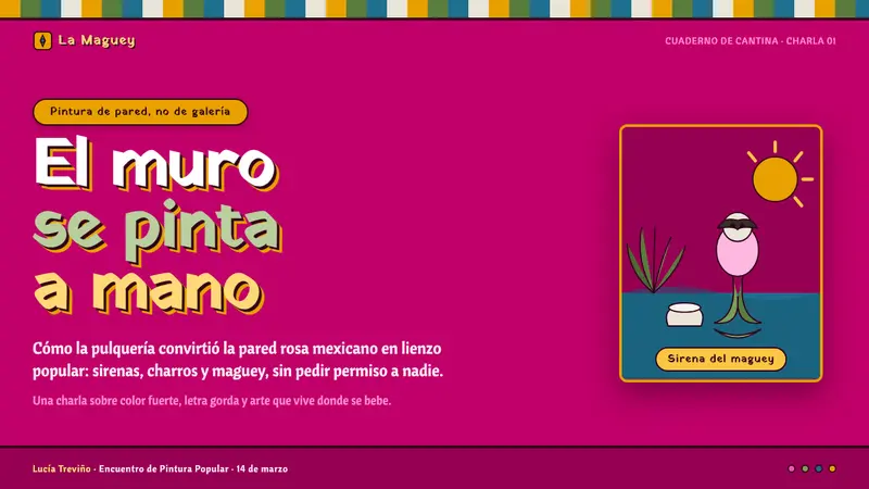 Mexican Pulquería Mural — Slides · cover