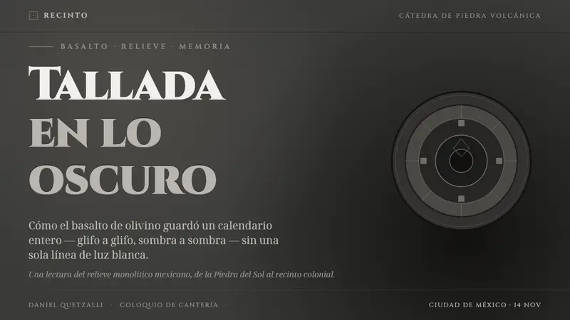 Mexican Volcanic Stone — Slides · cover