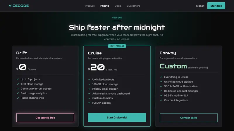 Miami Vice Pastel Teal (1984) — Web · pricing