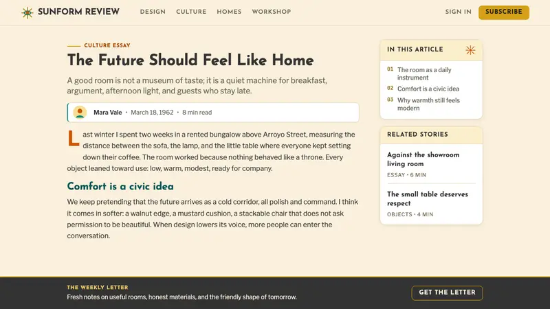 Mid-Century Modern (Eames) — Web · article