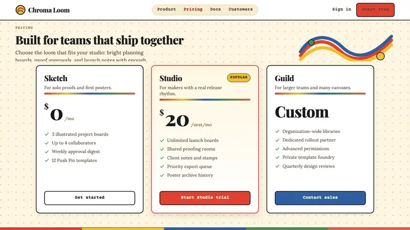 Milton Glaser / Push Pin — Web · pricing